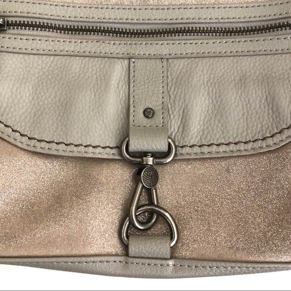 The Sak Bags The Sak Ventura Nude Sparkle Leather Crossbody Bag
